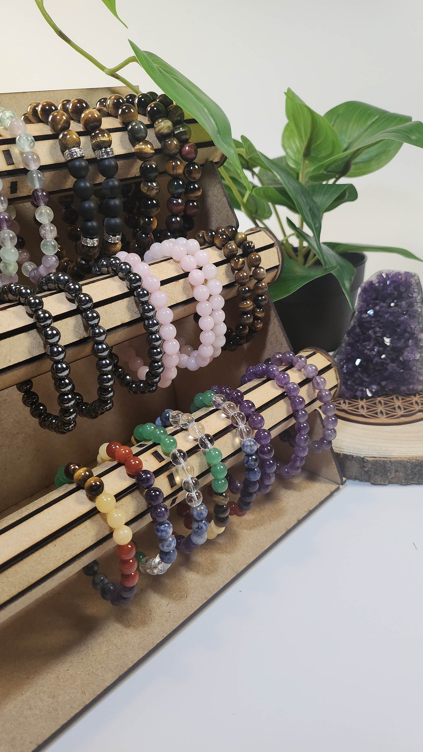 Bracelet Oeil de Tigre perles de 8mm